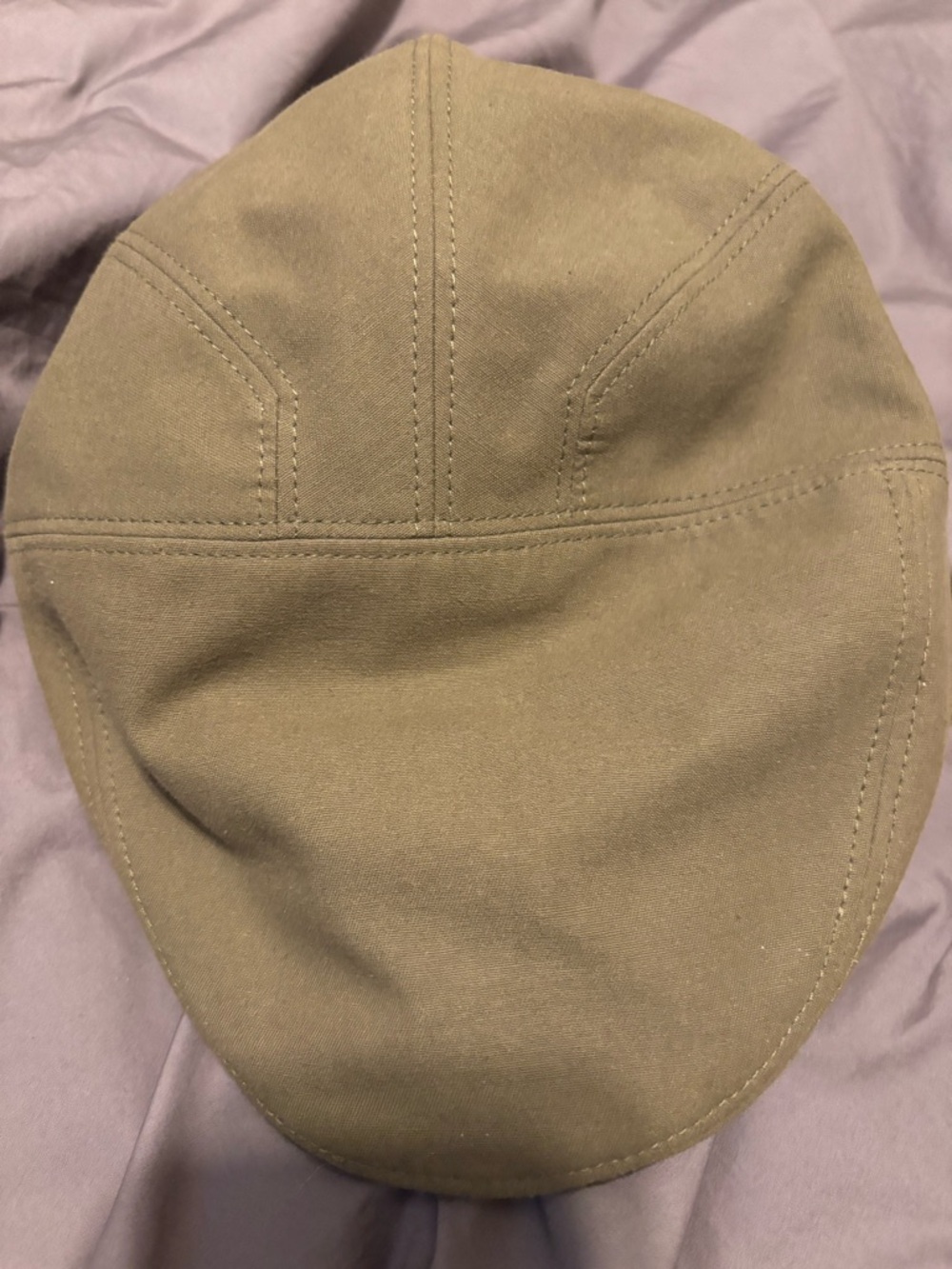 Classic Tan Canvas Newsboy Cap